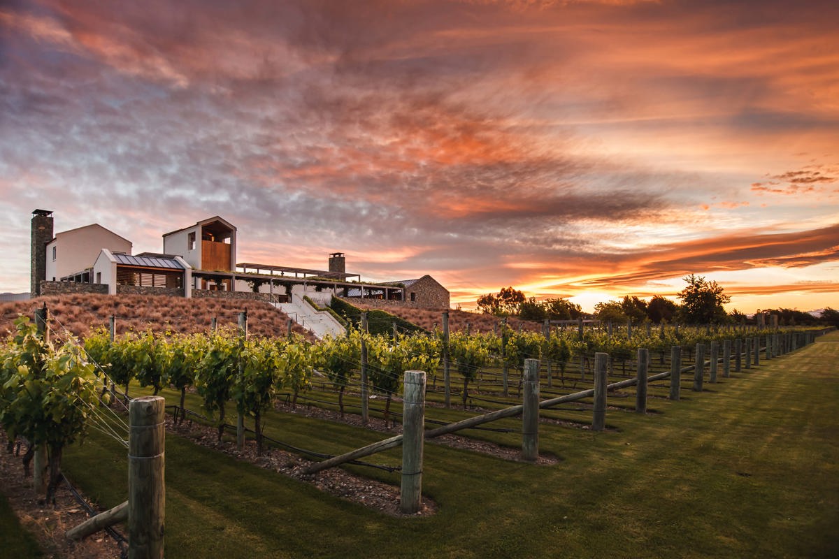 7.Building Witherhills Wineryatsunset