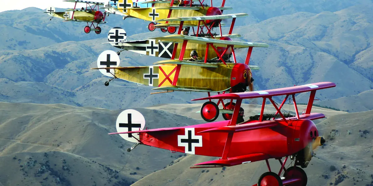 Classic Fighters Triplanes (Gavin Conroy Photo)