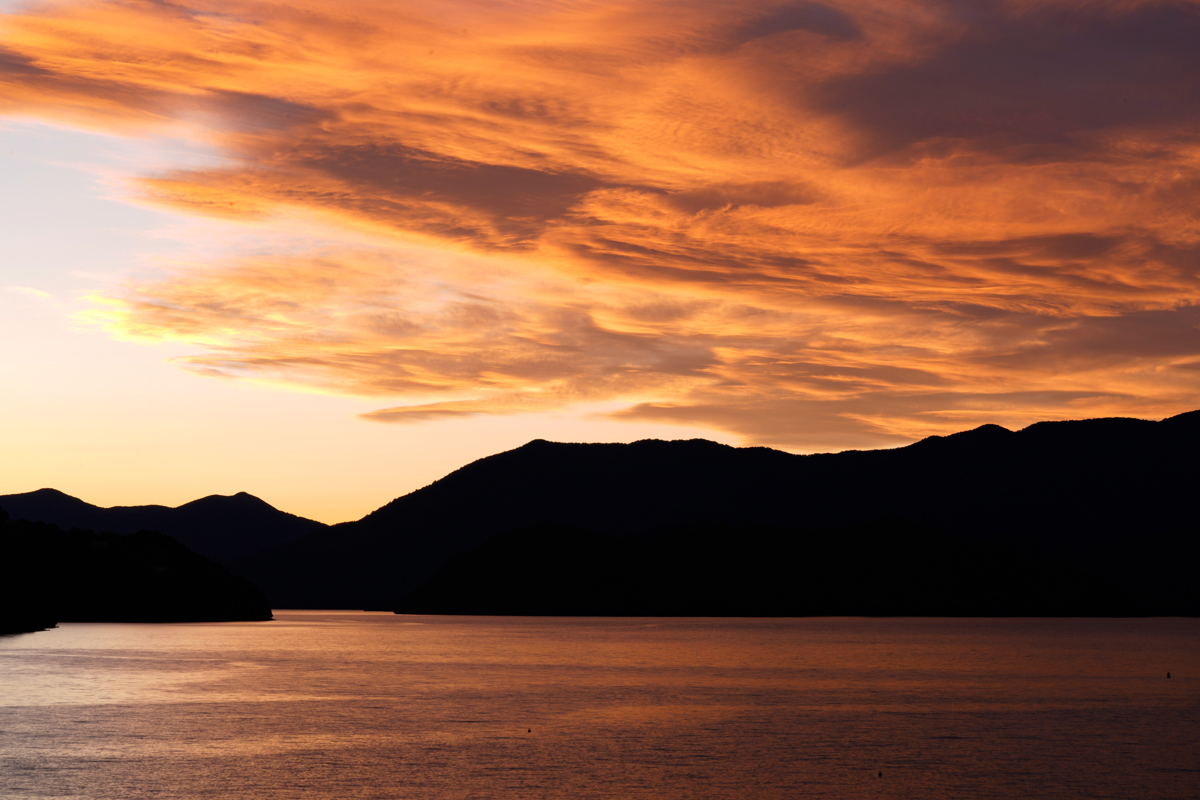 Portage Resort sunset